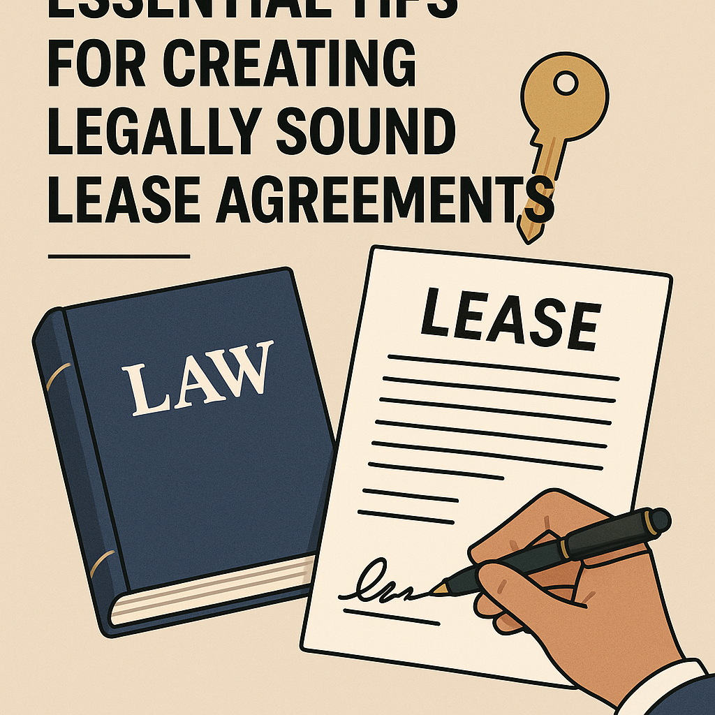 Essential Tips for Creating Legally Sound Lease Agreements: Complete 2024-2025 Guide